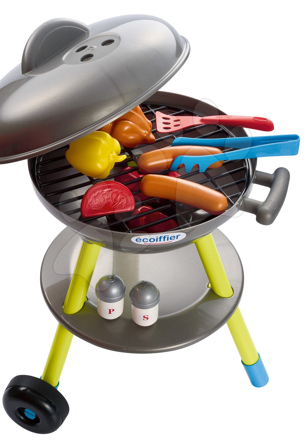 Barbecue Jouet Ecoiffier 16 Pièces – Grill Enfant avec Accessoires dès 18 Mois