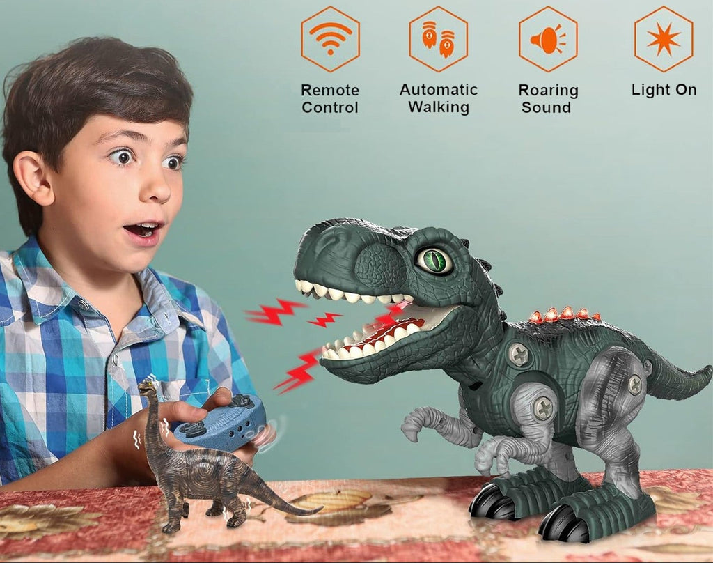 Le jouet Dinosaur Planet est un dinosaure électrique marcheur 2 en 1