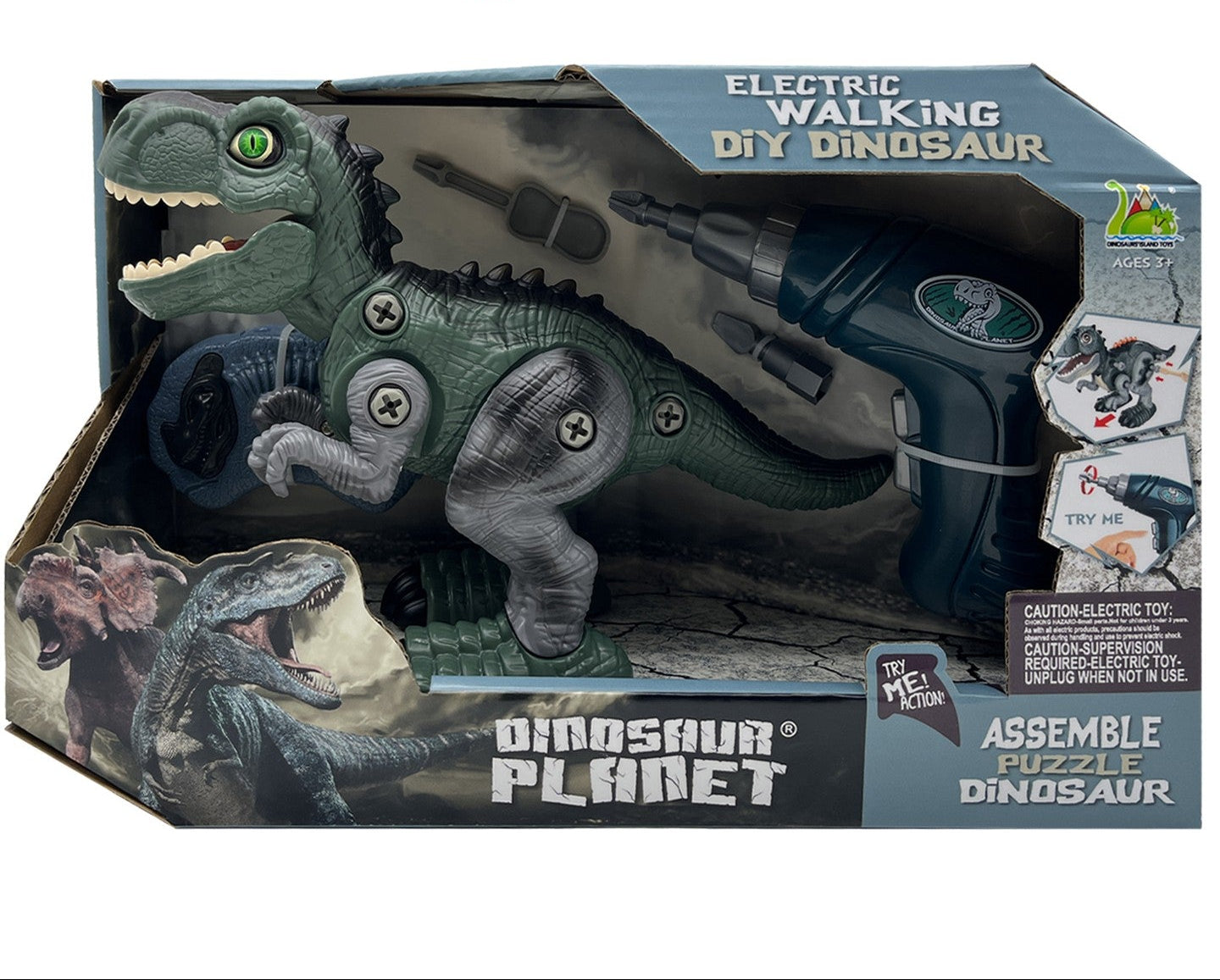 Le jouet Dinosaur Planet est un dinosaure électrique marcheur 2 en 1