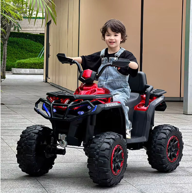 Quad Électrique Enfant 12V – ATV Tout-Terrain Vert