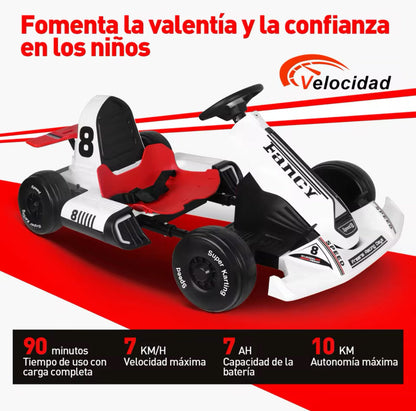 KART POUR ENFANTS ATAA 12V - Jaune