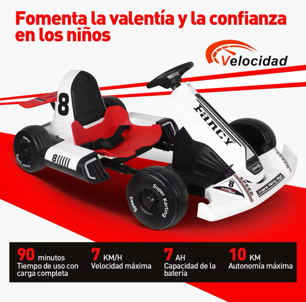 KART POUR ENFANTS ATAA 12V - Rouge