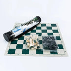 Tapis d'Échecs Enroulable Grand Format avec Tube