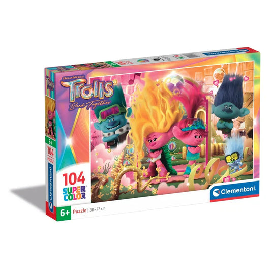 TROLLS 2 - 104 PIÈCES
