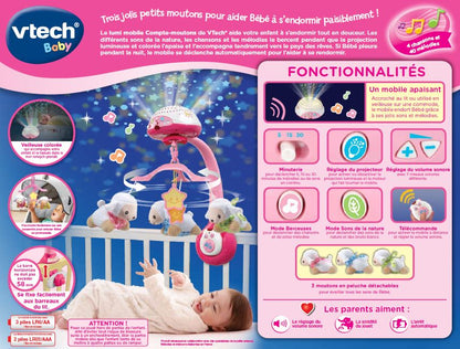 Lumi mobile Compte-moutons rose - Vtech