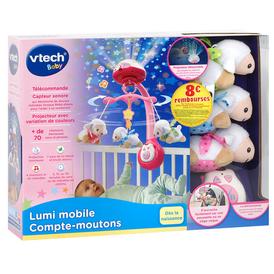 Lumi mobile Compte-moutons rose - Vtech