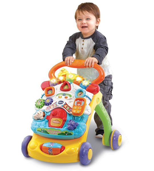 SUPER TROTTEUR PARLANT 2 EN 1 ORANGE-VTECH