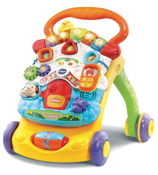 SUPER TROTTEUR PARLANT 2 EN 1 ORANGE-VTECH
