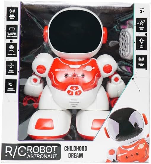 Robot télécommandé intelligent pour astronaute - Blanc Rouge Ofer-269
