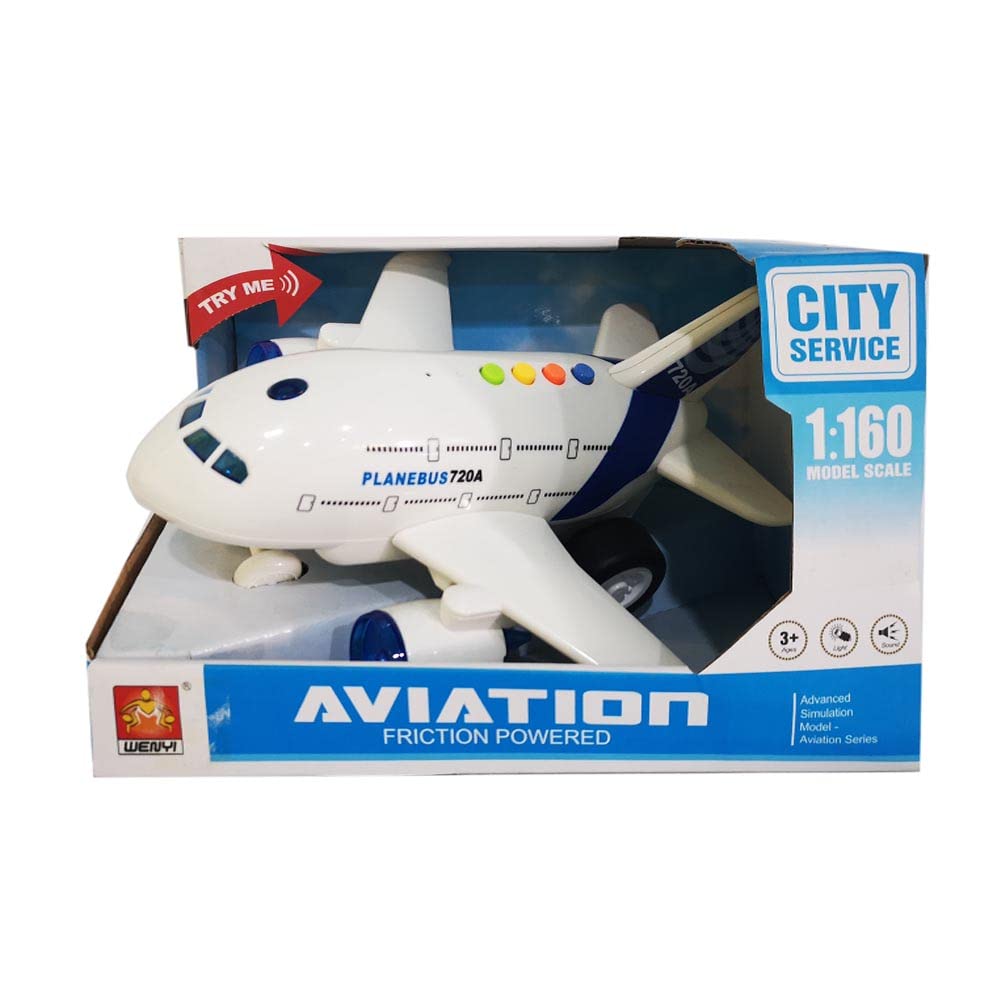 Avion Jouet Lumières & Sons – Démarrage Moteurs & Annonces de Vol