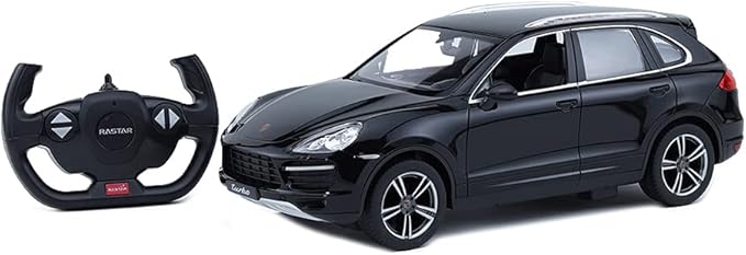 Rastar Porsche Cayenne Turbo 1:14 – Voiture Télécommandée Officielle, LED, 2.4G