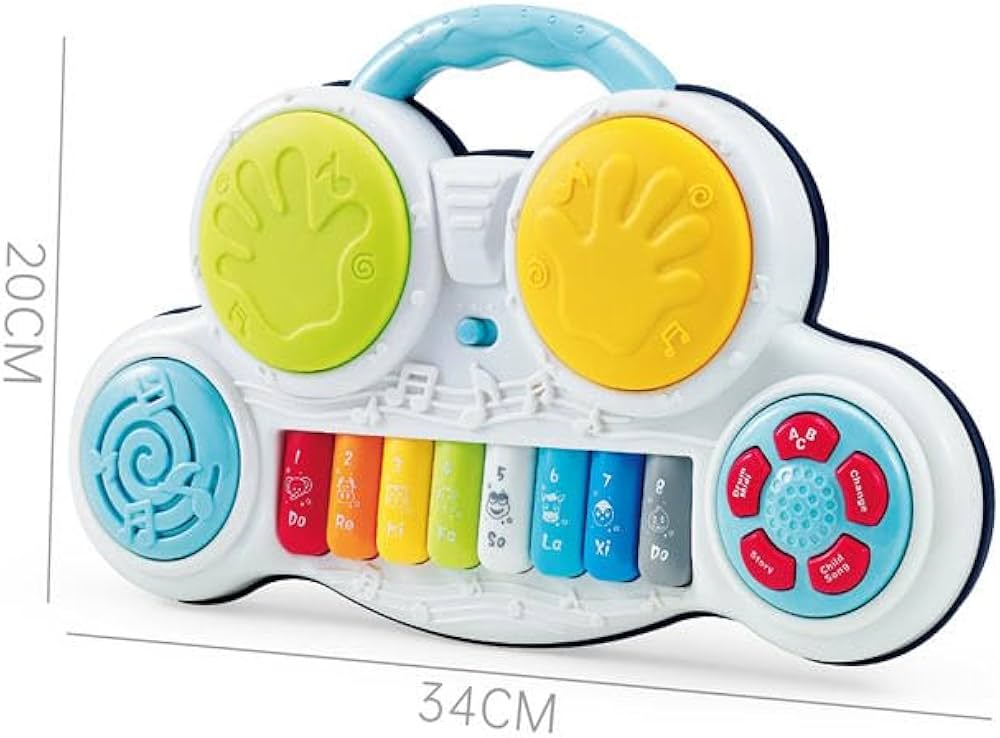 Youleen Early Education Story Piano & Drums musical toy