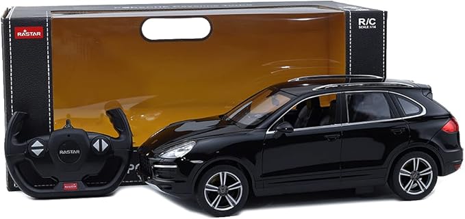 Rastar Porsche Cayenne Turbo 1:14 – Voiture Télécommandée Officielle, LED, 2.4G