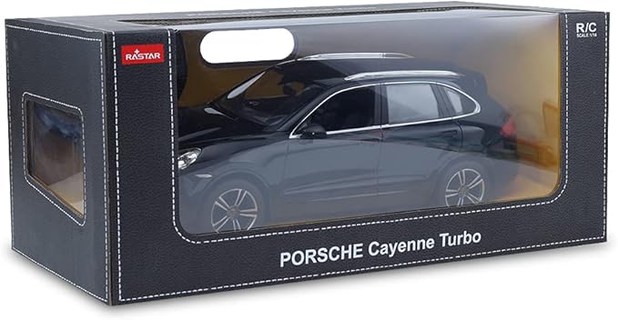 Rastar Porsche Cayenne Turbo 1:14 – Voiture Télécommandée Officielle, LED, 2.4G