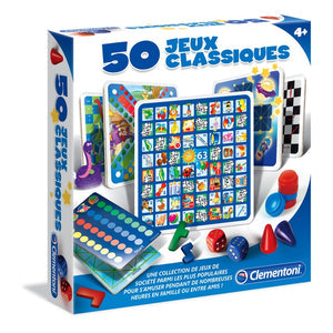50 Jeux Classiques – Coffret Familial Complet 🧠 | Jeux Variés pour Petits & Grands (4+)