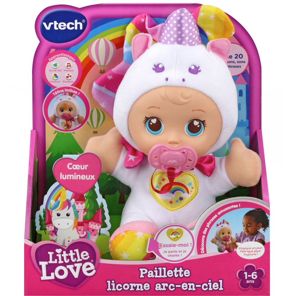 Paillette licorne arc-en-ciel