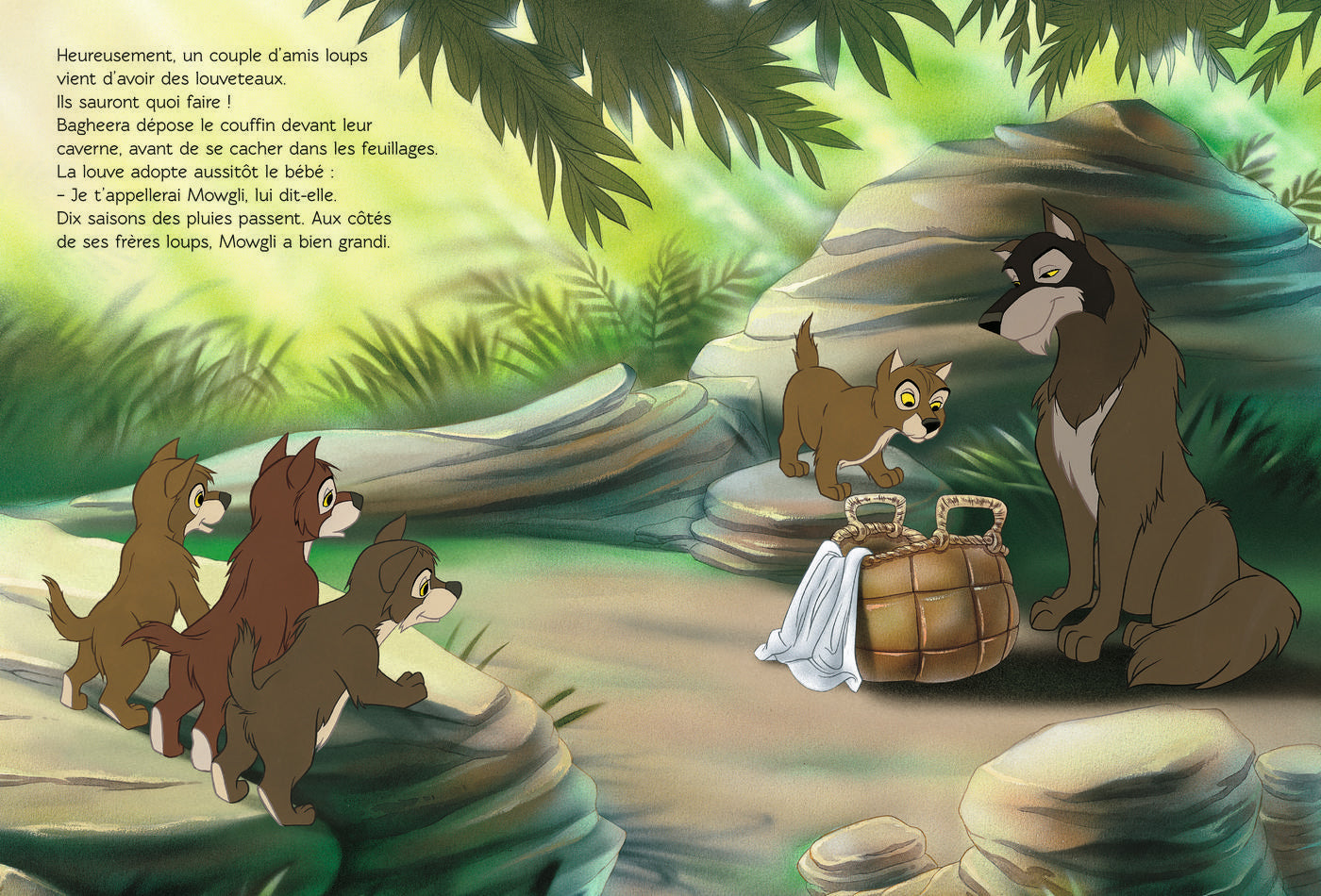 Disney – Le Livre de la Jungle | Grand Livre Illustré pour Enfants