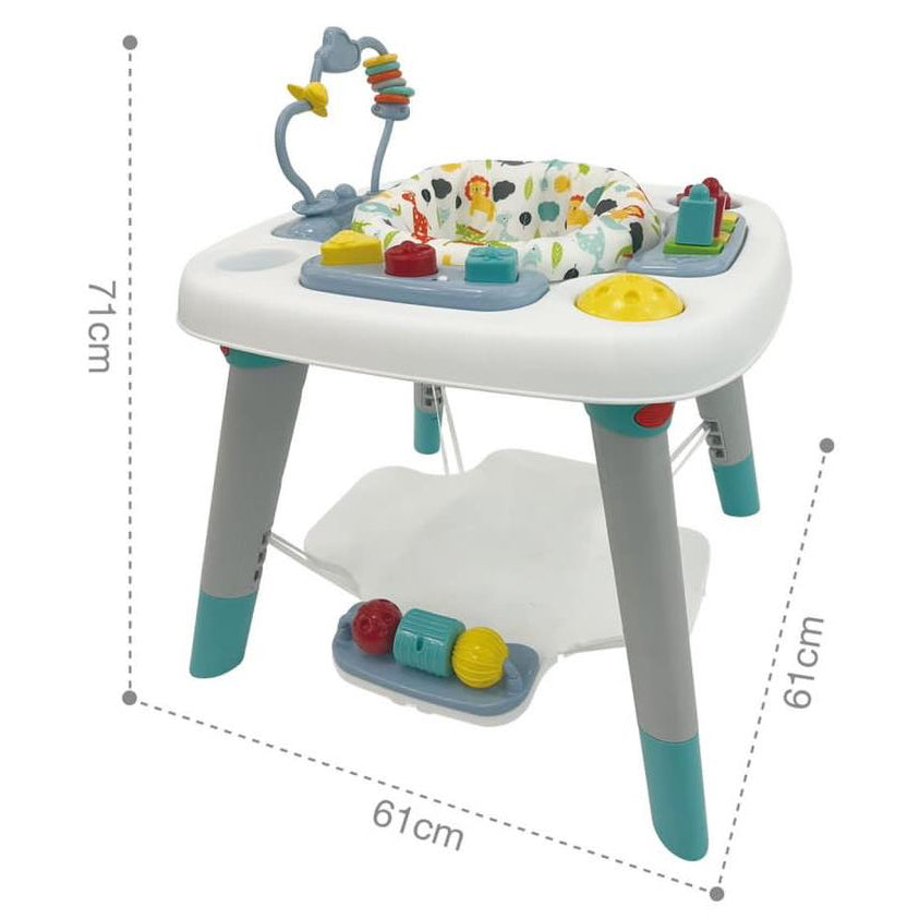 Kidilo Centre d’Activités 3-en-1 – Table Musicale, Bureau & Tabouret (6M+)