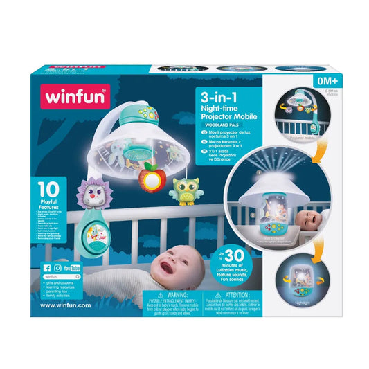 Mobile de Projection Jungle Pals - Winfun