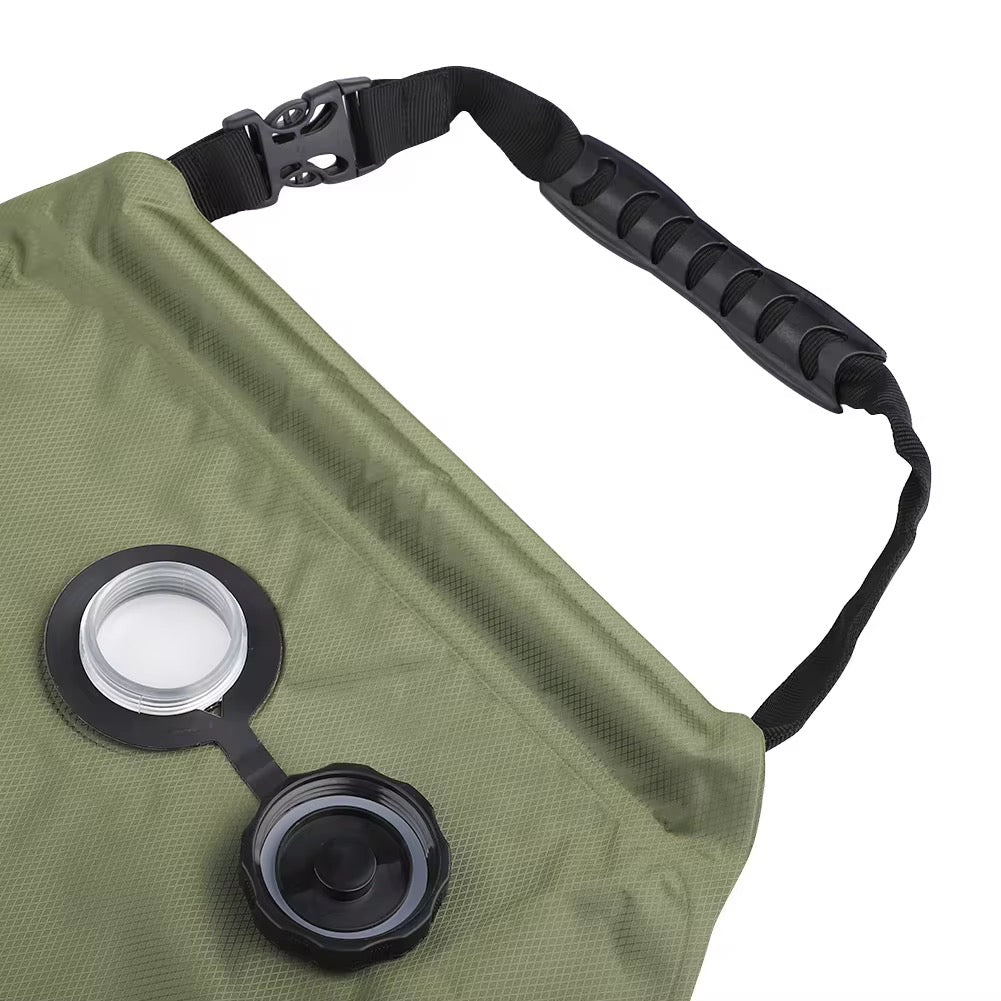 Douche Solaire Portable 20L – Sac de Douche Camping avec Pommeau & Tuyau