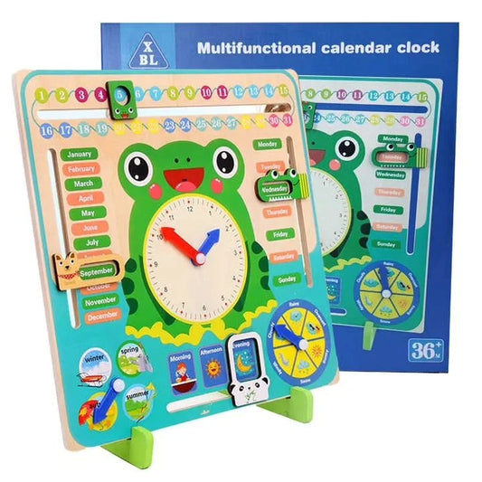 Calendrier & Horloge Éducatifs Multifonction dès 36 Mois