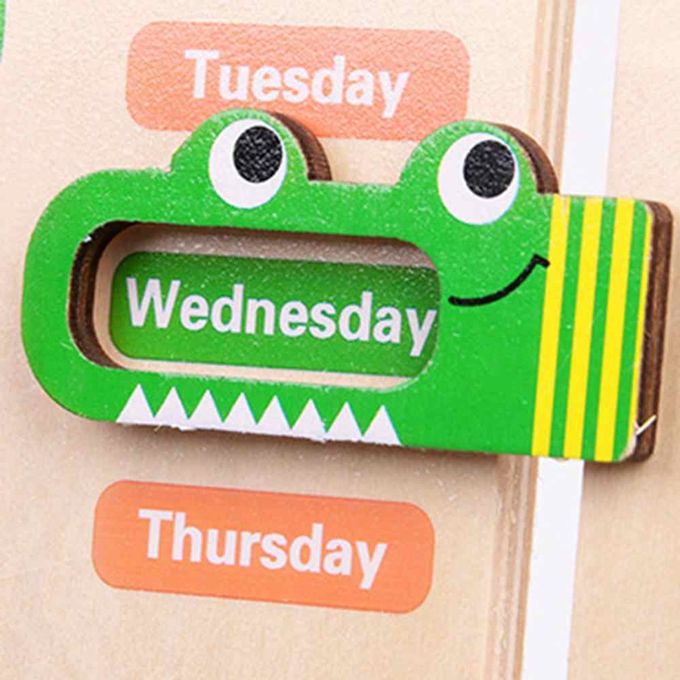 Multifunctional calendar clock