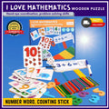 I Love Mathematics" enlightenment teaching aid