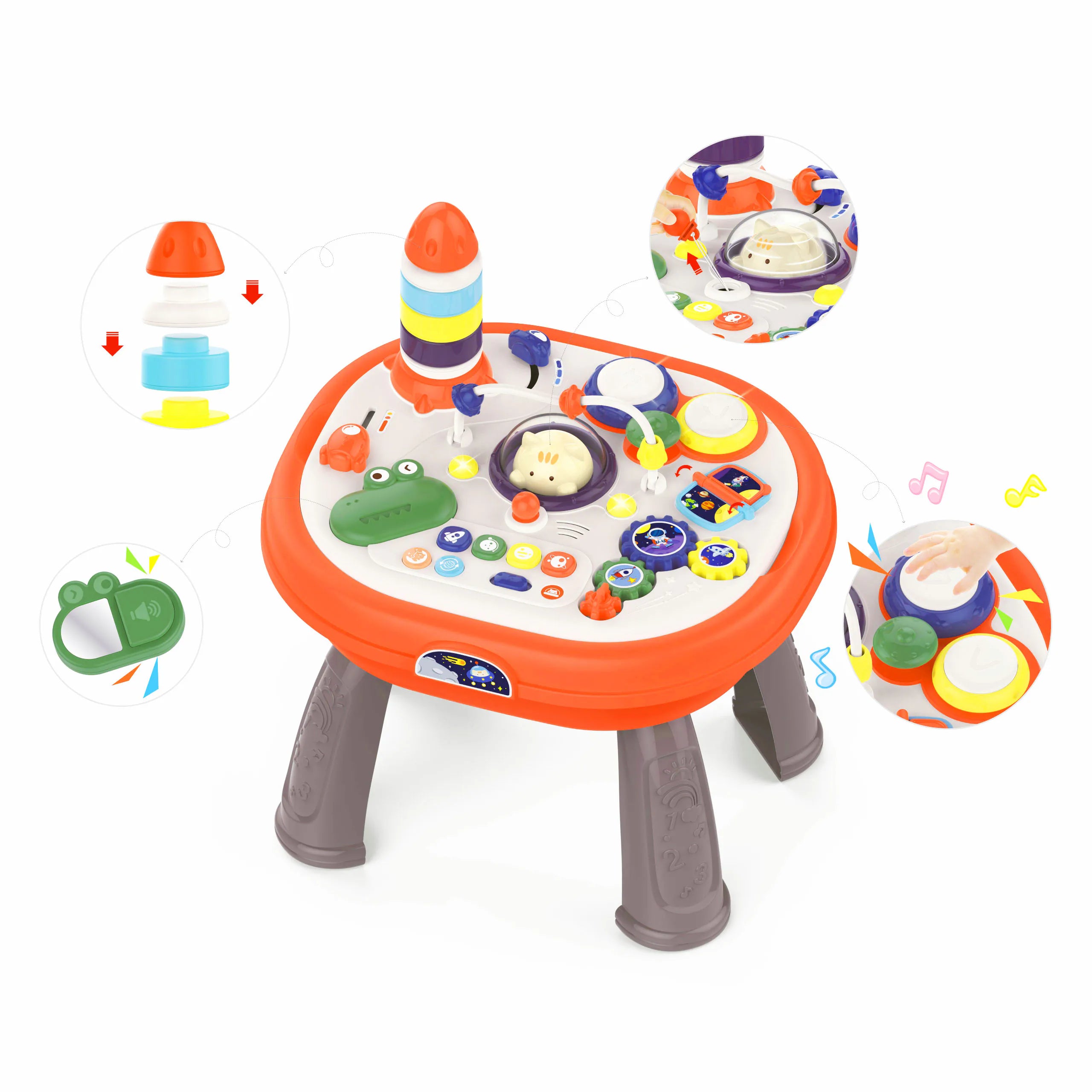 Table d'apprentissage interactive 2 en 1 HUANGER