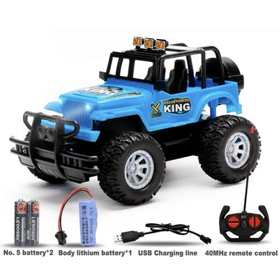 Voiture jouet télécommandée avec charge USB – Jouets pour enfants, garçons