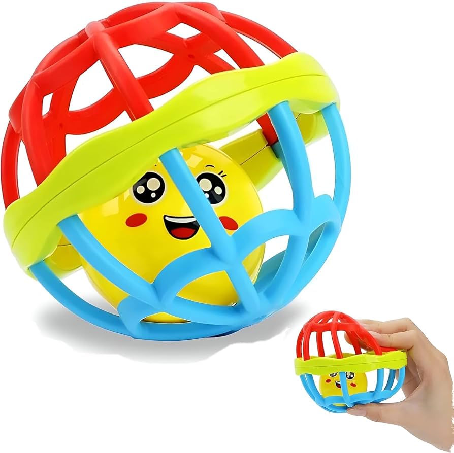 Balle Hochet Sensorielle Funny Ball dès 6 Mois