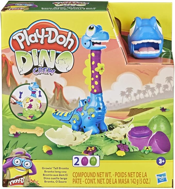 Ensemble de jouets Play-Doh Dino Crew Grandissant Bronto