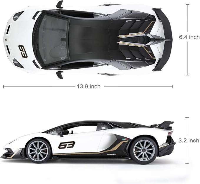 Lamborghini Aventador SVJ Performance 1:14 – Blanc (2,4GHz)