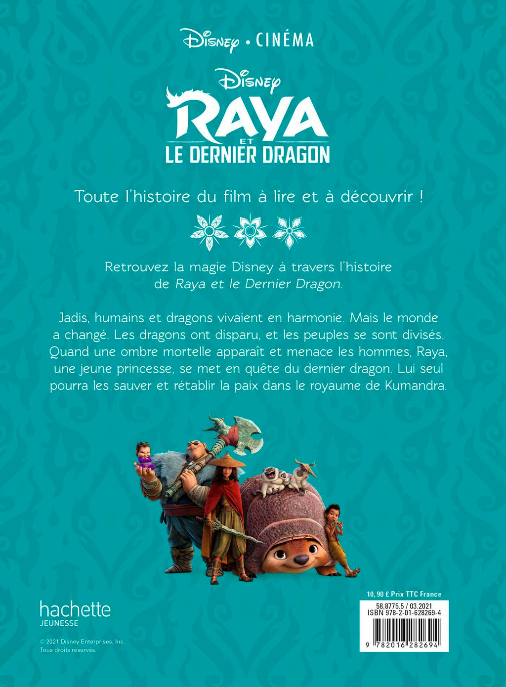Disney Raya et le Dernier Dragon – Grand Livre Illustré pour Enfants