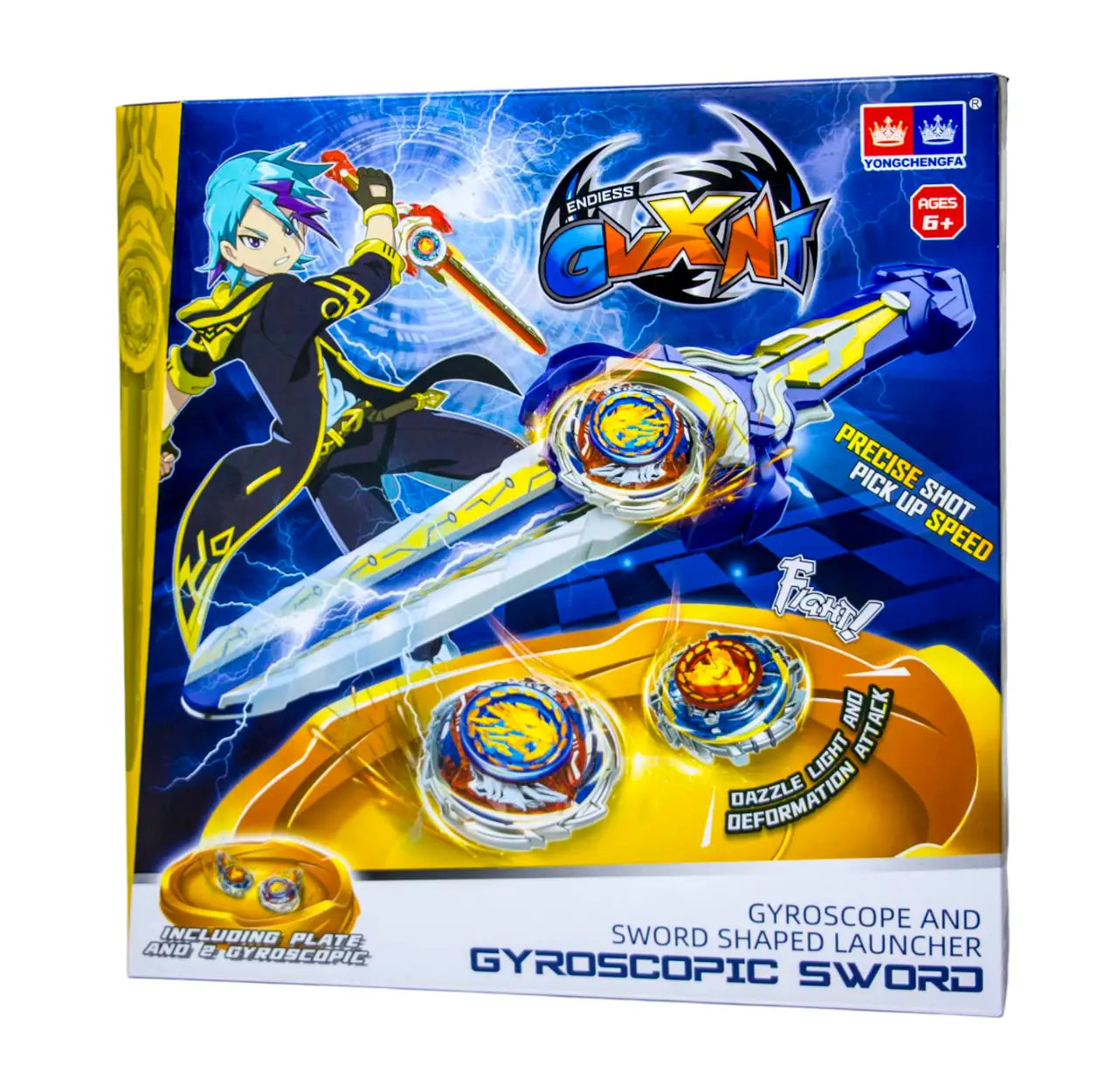 Ensemble épée et lanceur gyroscopiques Yongchengfa Infinity Nado