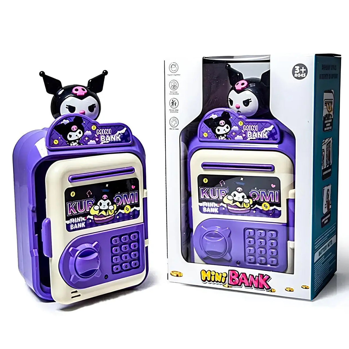 Mini Tirelire Électronique Thème Kuromi dès 3 Ans