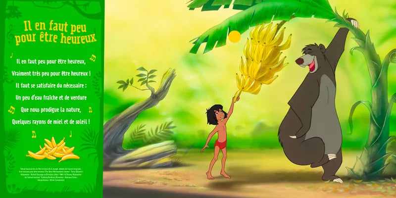 LE LIVRE DE LA JUNGLE - Mes Premières Chansons - Livre sonore - Disney