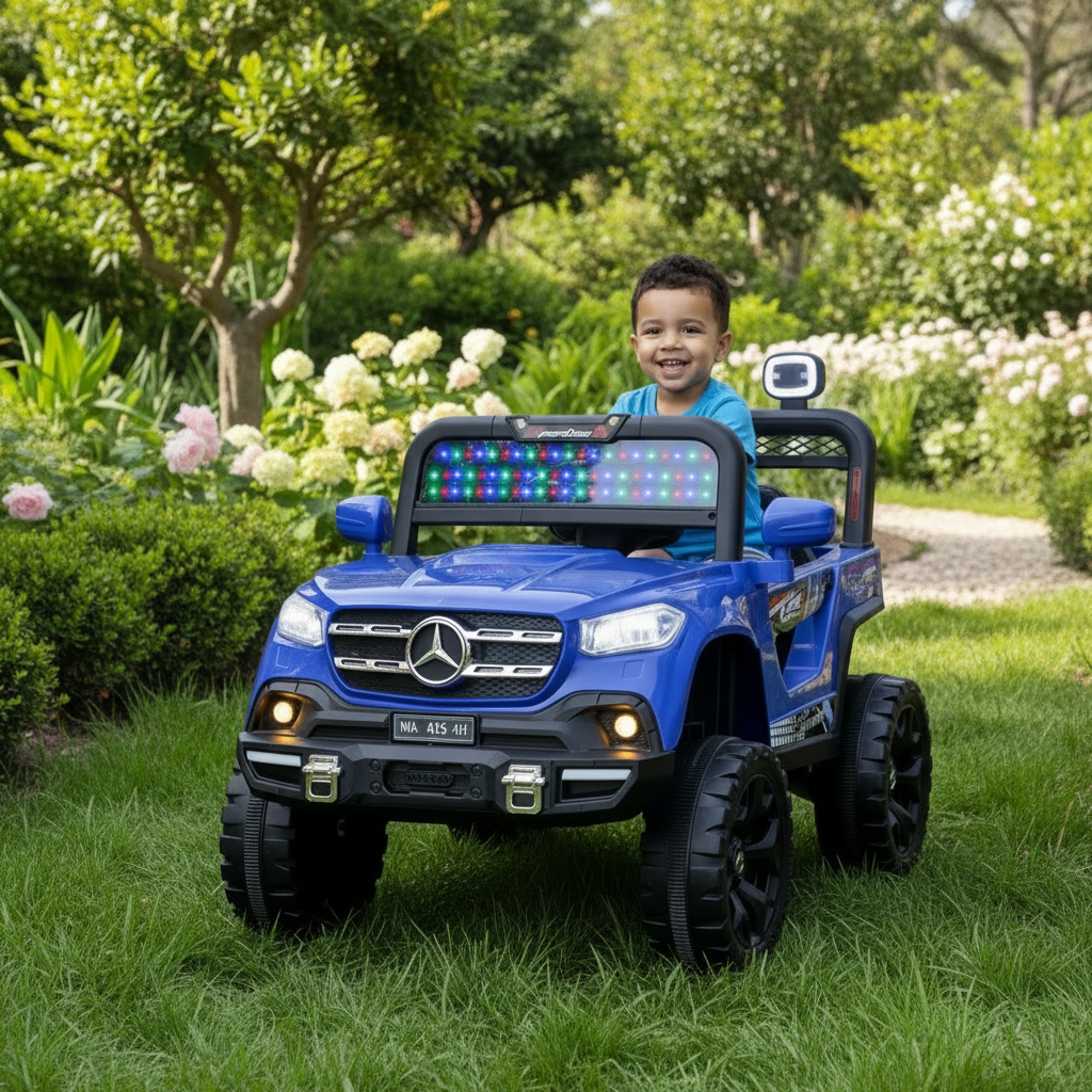 Mercedes Électrique Enfant 4 Roues 12 V – Bleu