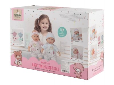Coffret Poupées Jumeaux Happy Twins avec Accessoires – Dès 3 Ans