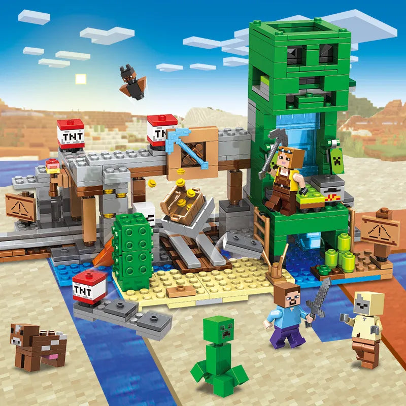 Minecraft MG1012 2-in-1 Adventure Building Block Set, which contains 268 pieces