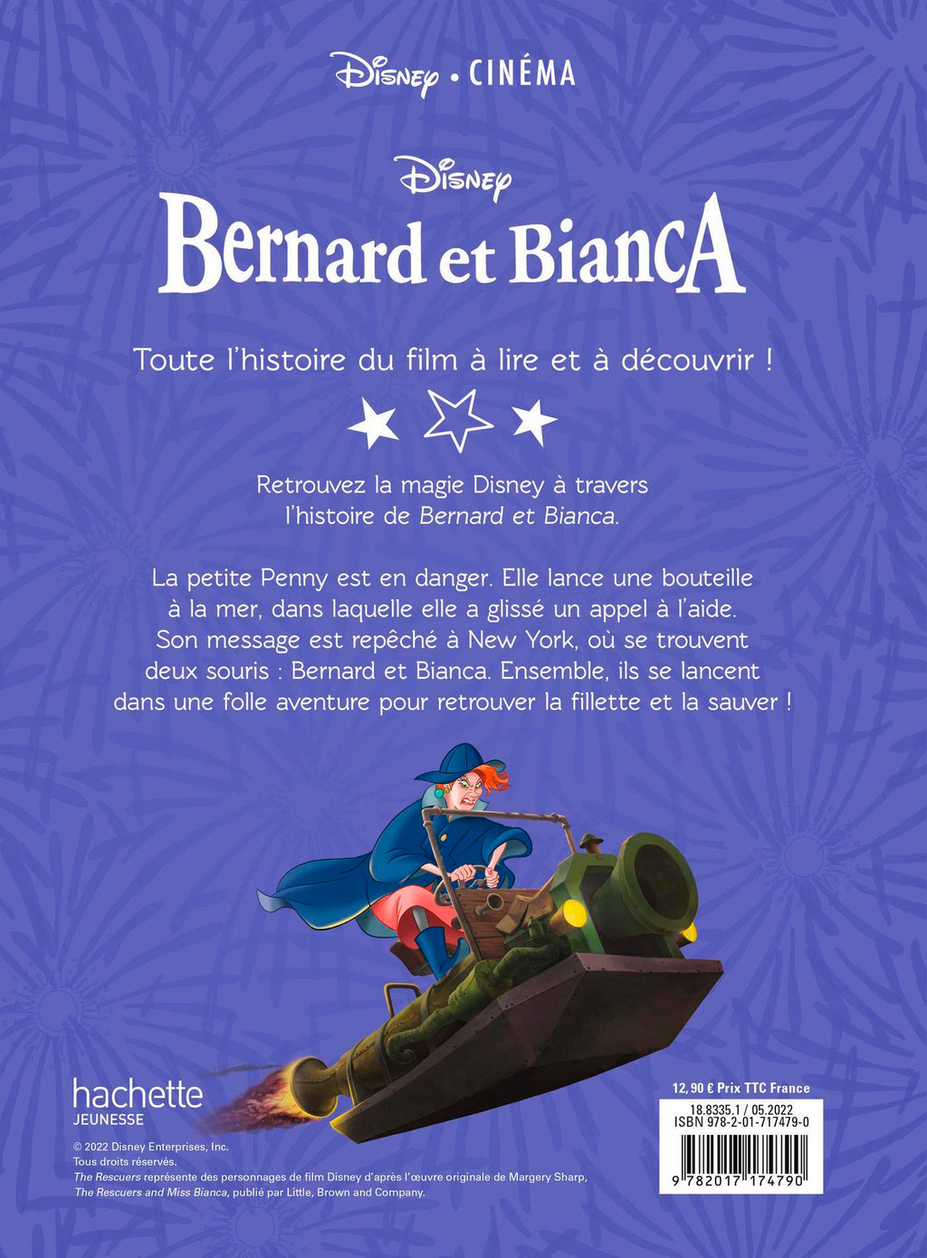 Livre Illustré Disney – Bernard et Bianca : Une Aventure Pleine de Courage