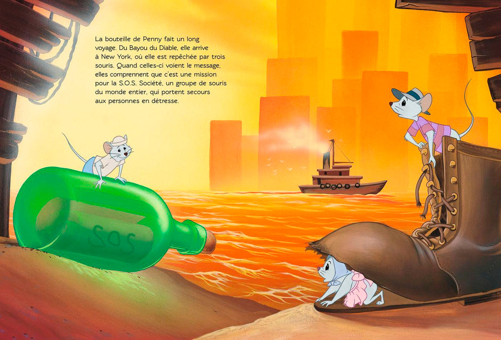 Livre Illustré Disney – Bernard et Bianca : Une Aventure Pleine de Courage