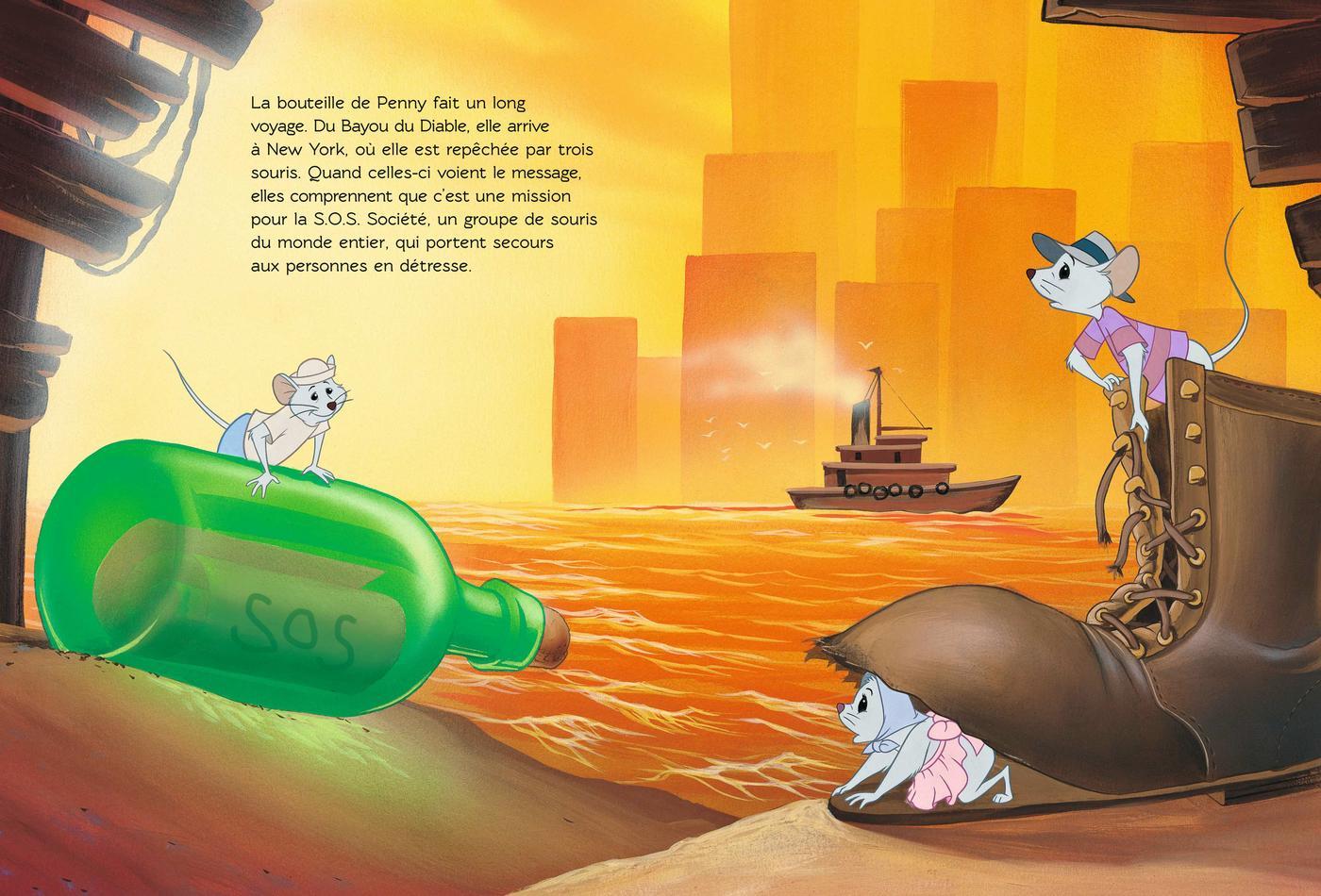 Livre Illustré Disney – Bernard et Bianca : Une Aventure Pleine de Courage