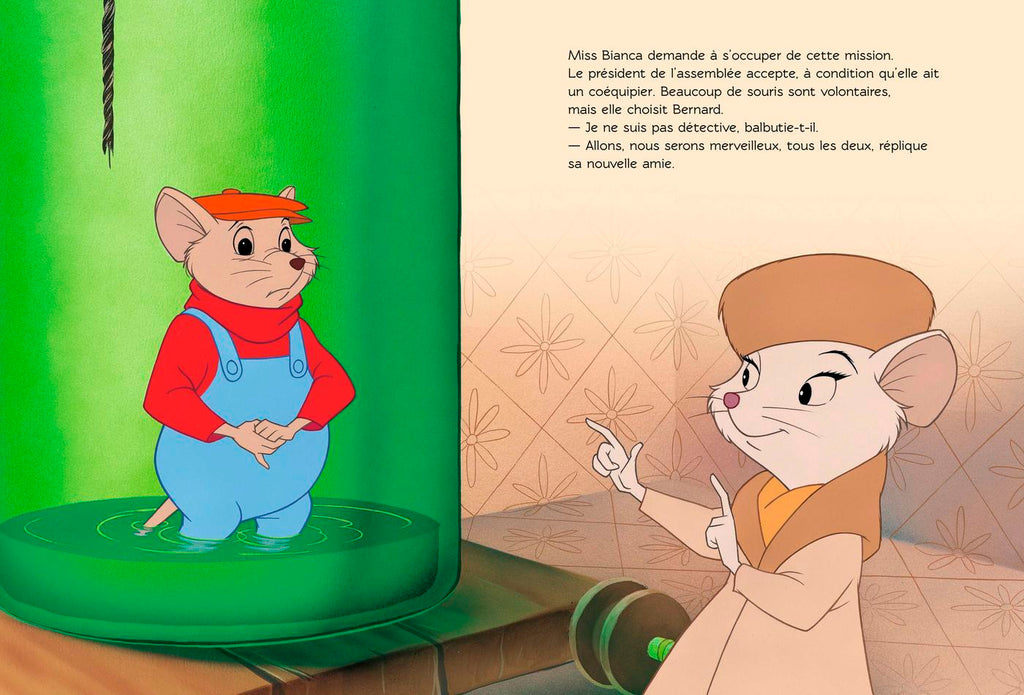 Livre Illustré Disney – Bernard et Bianca : Une Aventure Pleine de Courage