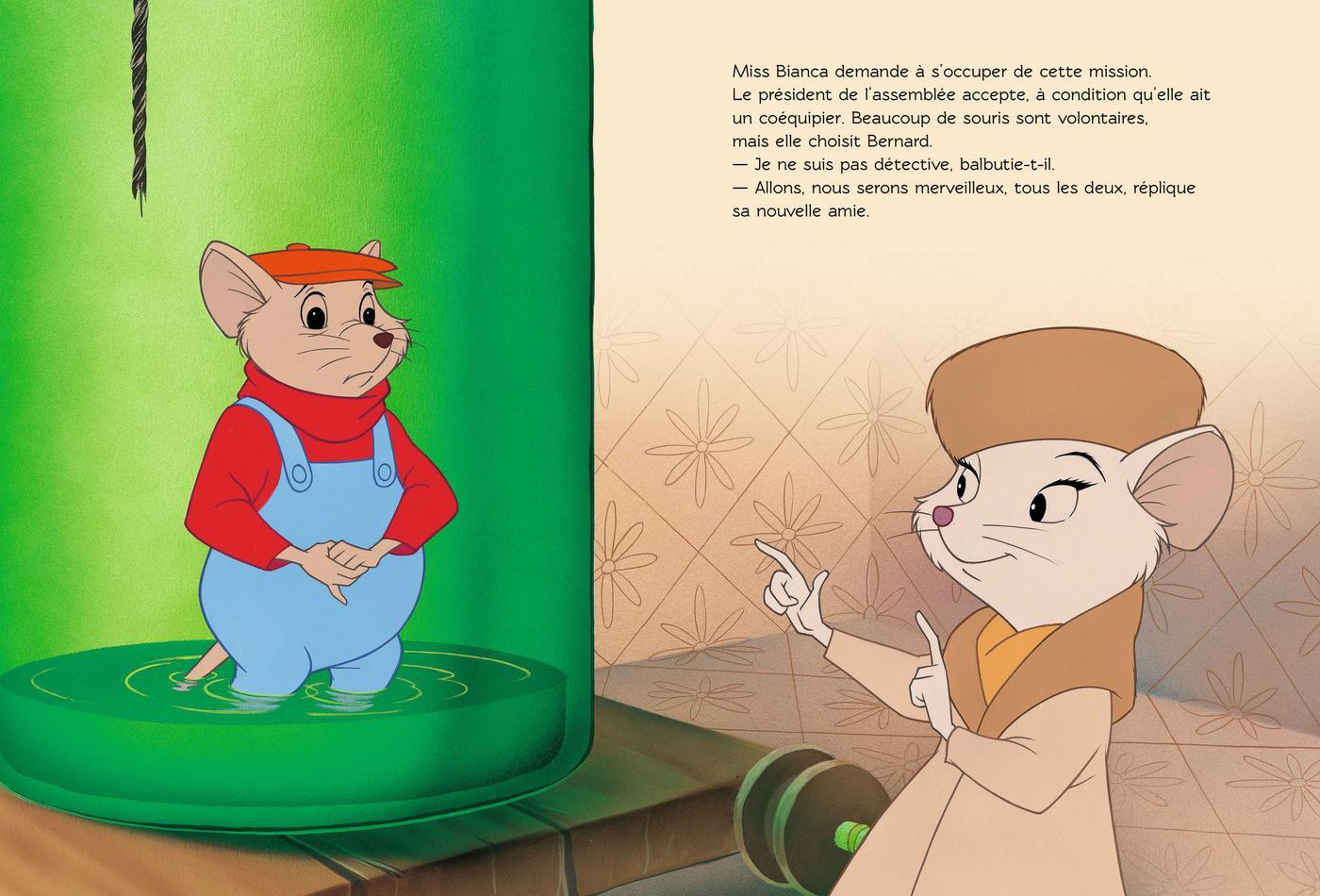 Livre Illustré Disney – Bernard et Bianca : Une Aventure Pleine de Courage