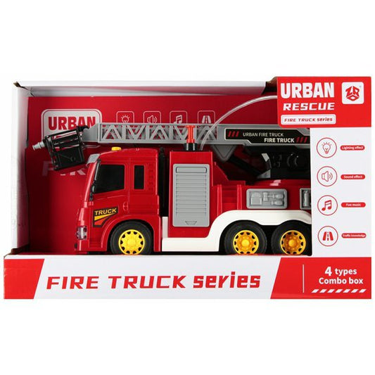 Camion de Pompiers 31 cm – Citerne à Eau, Échelle Télescopique, Lumières & Sons