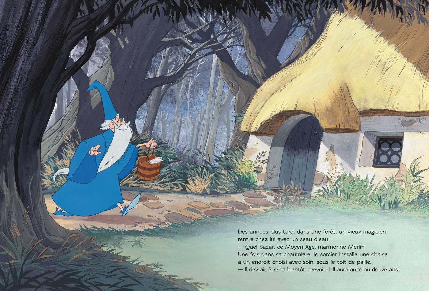 Disney – Merlin l’Enchanteur | Grand Livre Illustré pour Enfants