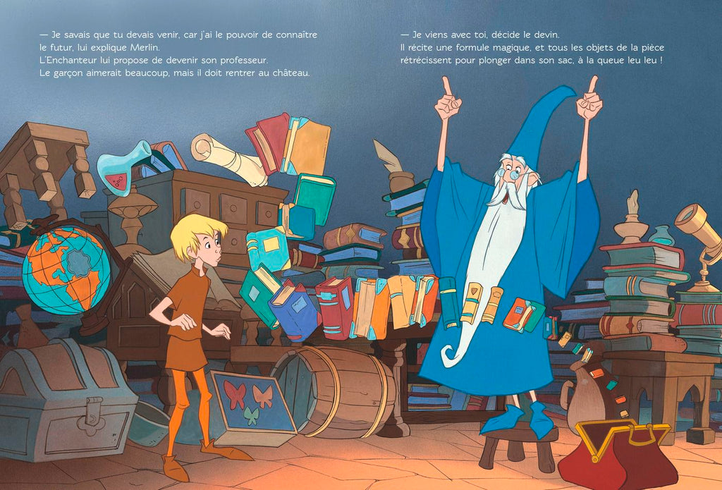 Disney – Merlin l’Enchanteur | Grand Livre Illustré pour Enfants