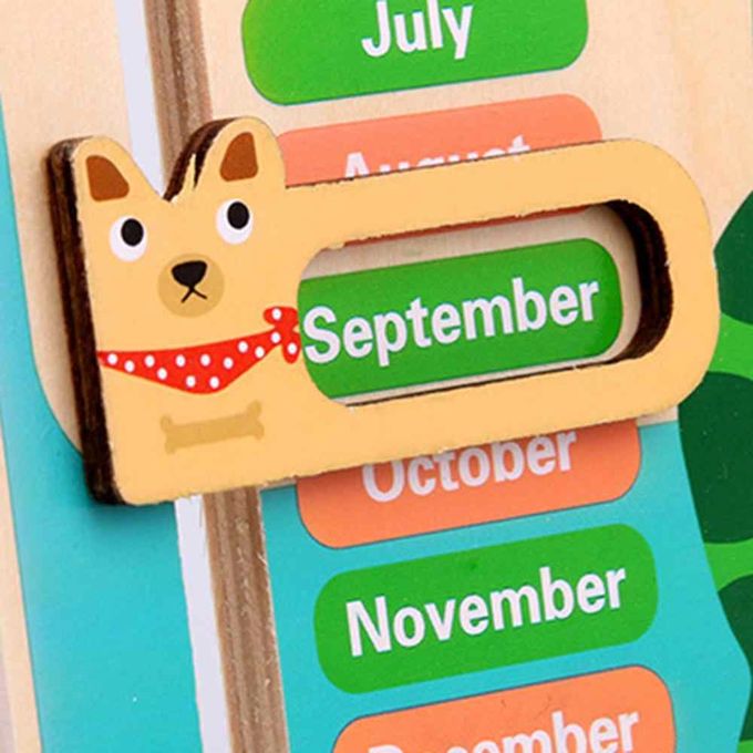 Multifunctional calendar clock