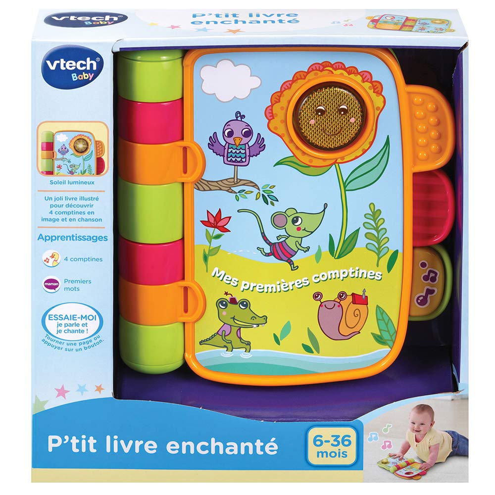 P’TIT LIVRE ENCHANTÉ MES PREMIÈRES COMPTINES – VTECH