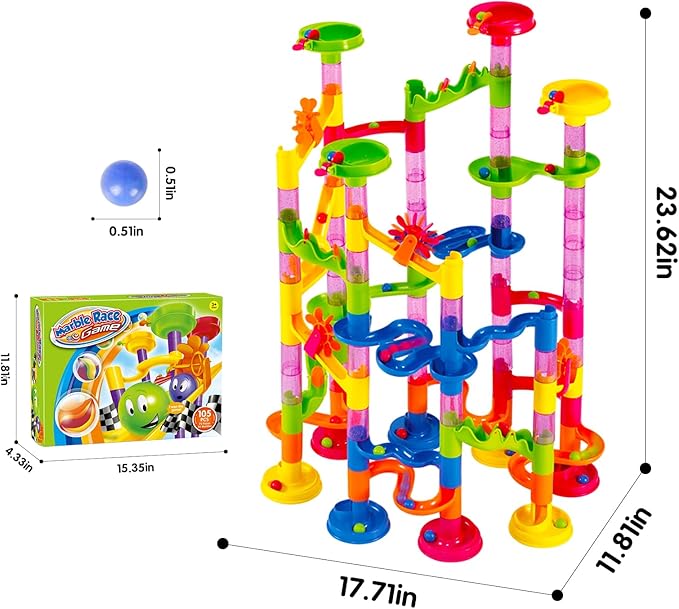 Toy Marble Run Rolling Game Set for Kids